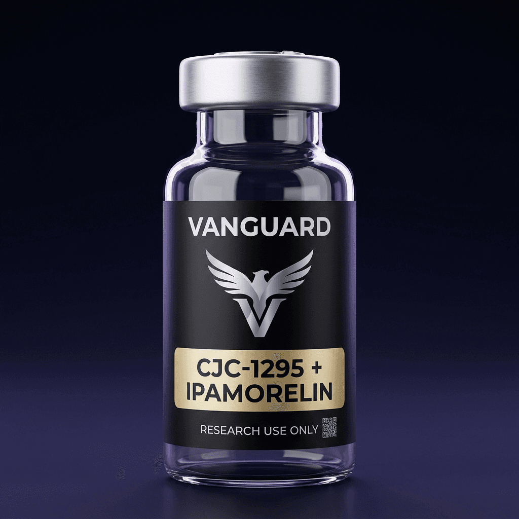 Vanguard CJC-1295 no DAC + Ipamorelin research vial